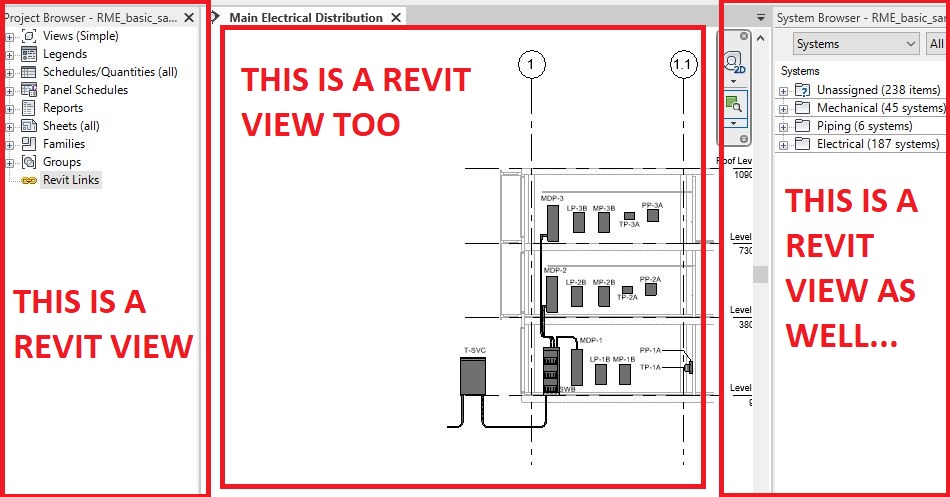 FIVE REVIT COMPONENTS AND ELEMENTS THAT ARE ACTUALLY REVIT VIEWS.